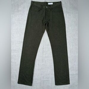 Gustin #121 Straight Fit Pants Olive Green Size 33 Made in USA